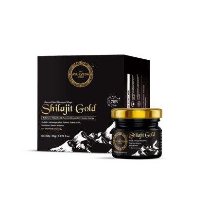 Shilajit Gold – Premium Ayurvedic Resin with Ashwagandha & Safed Musli